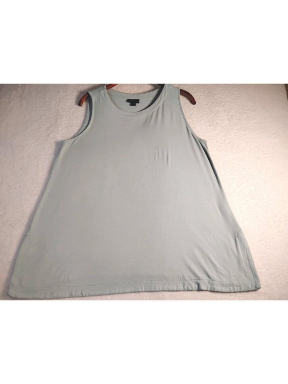 J Jill Wearever Collection Tunic Tank Top Sleeveless Lightweight LP Seaglass